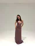 Rosa Gown in Mauve by Ance Gria