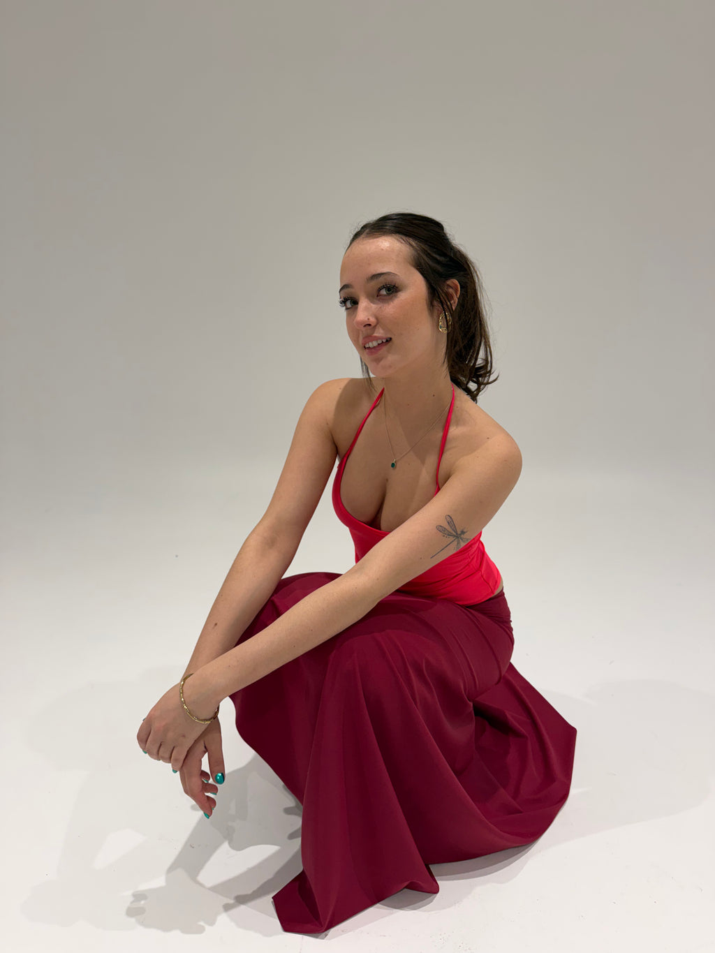 Jemima Set in Cherry by Mr Winston