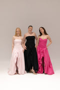Violette Bubble Hem Maxi in Black by Aje