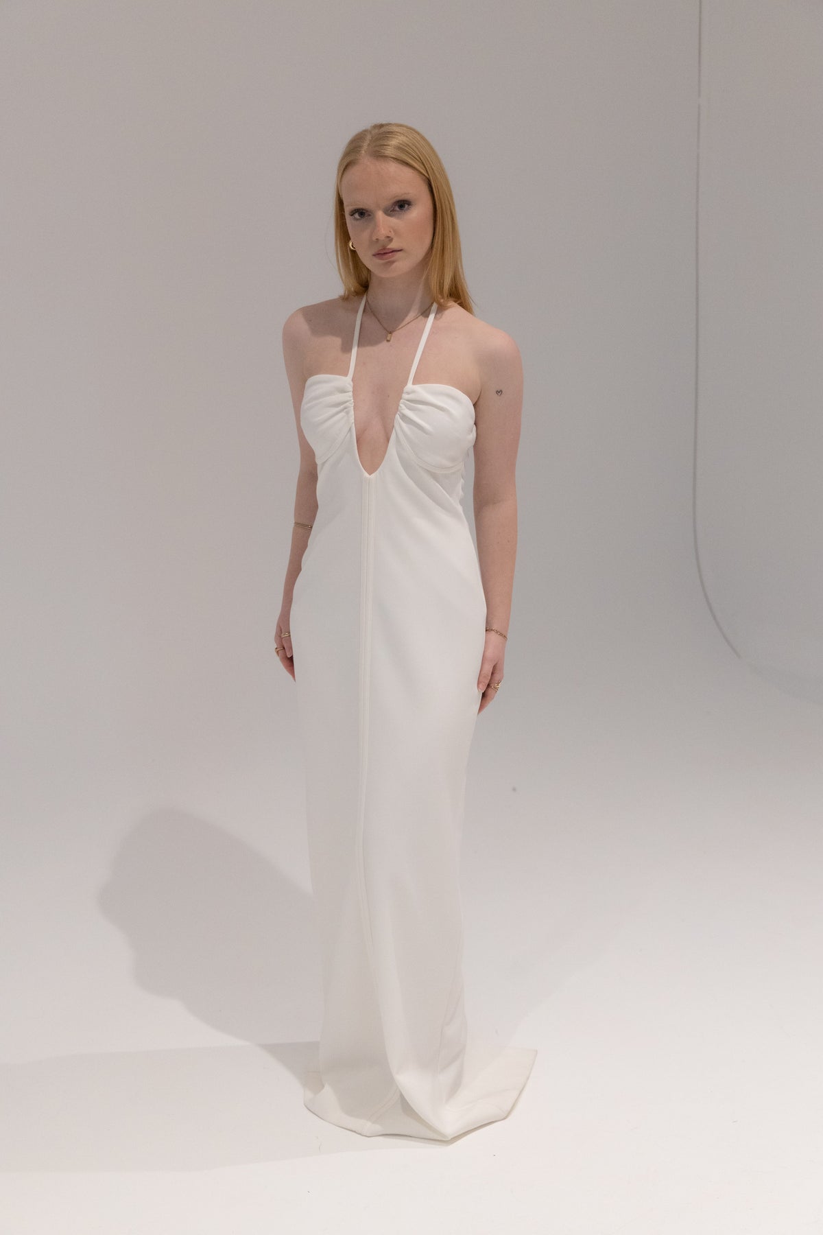 Aspen Suiting Maxi in White by Misha