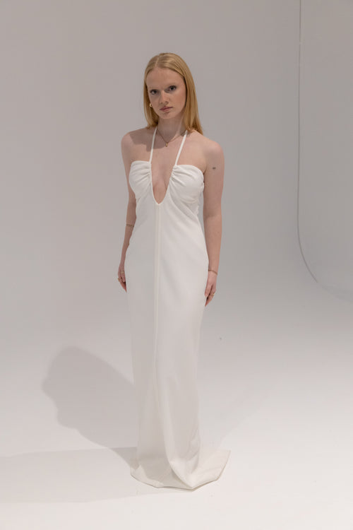 Aspen Suiting Maxi in White by Misha