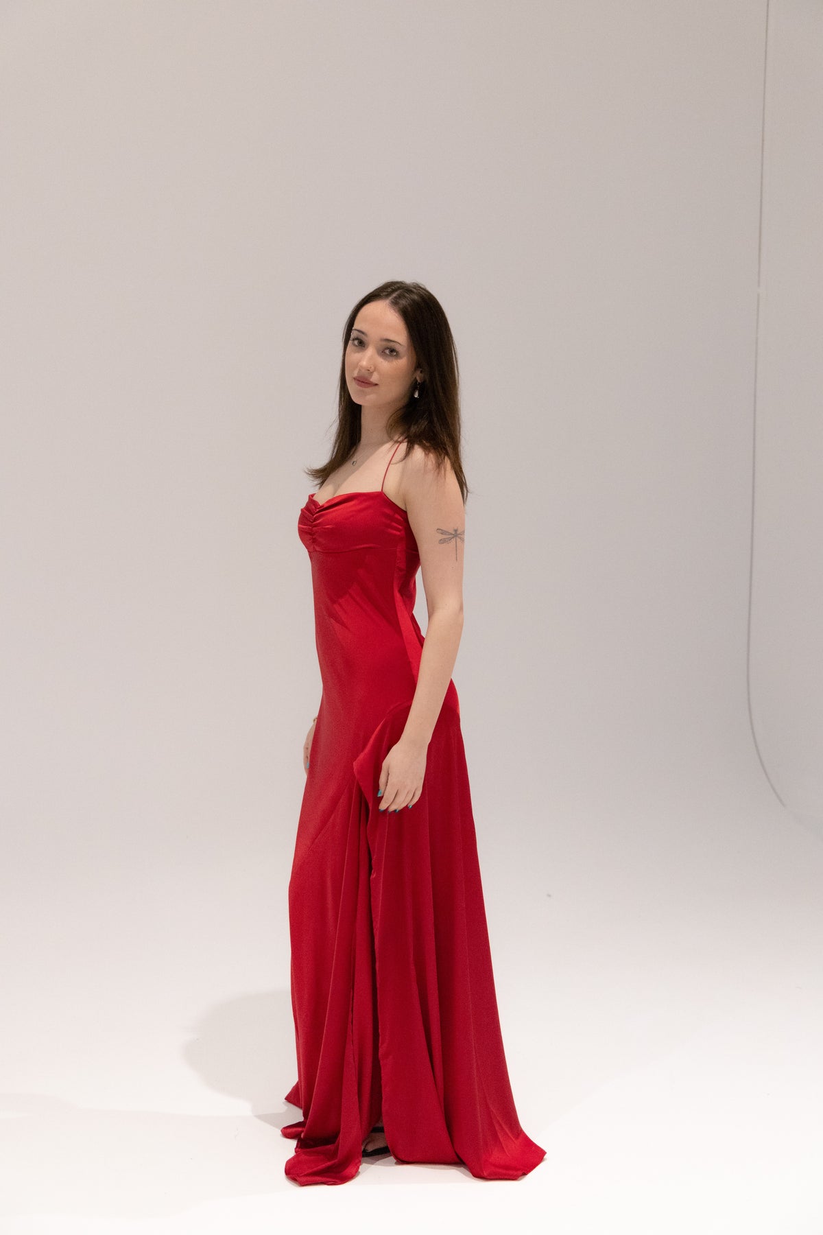 Gaia Gown in Wine by HNTR The Label