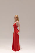 Palermo Cowl Maxi in Red by Kookai