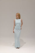 Mirabelle Cowl Neck Maxi in Arctic Blue by Bec & Bridge