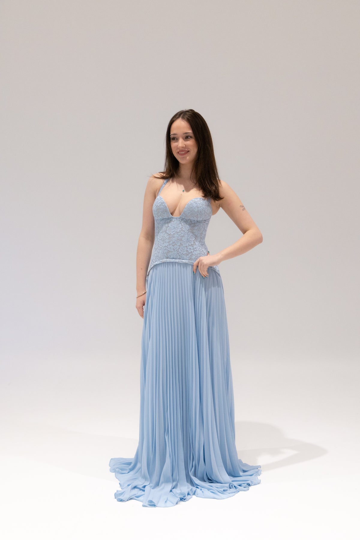 Gaia Dress in Blue by Fenity Fashion
