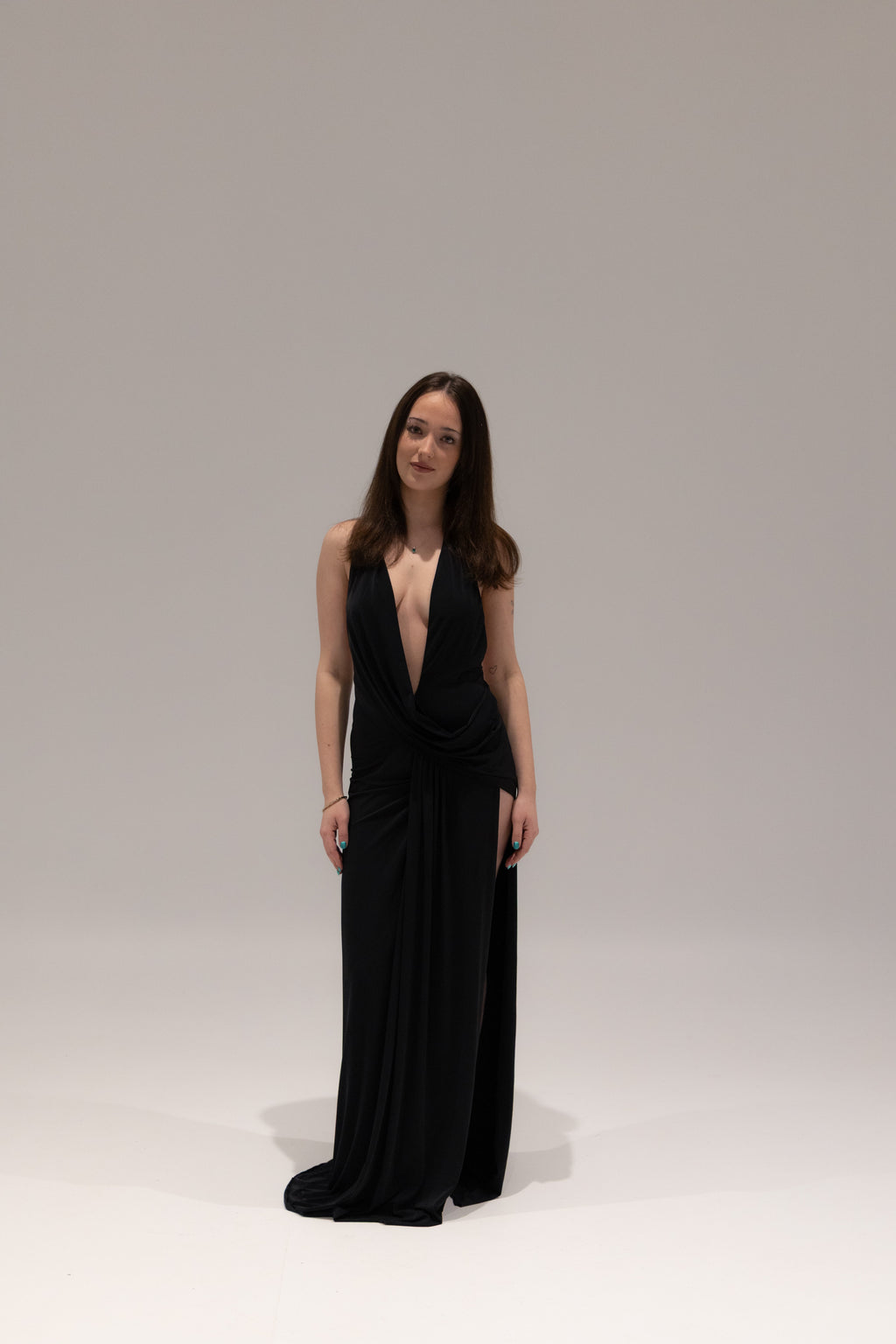 Winona Gown in Black by Natalie Rolt