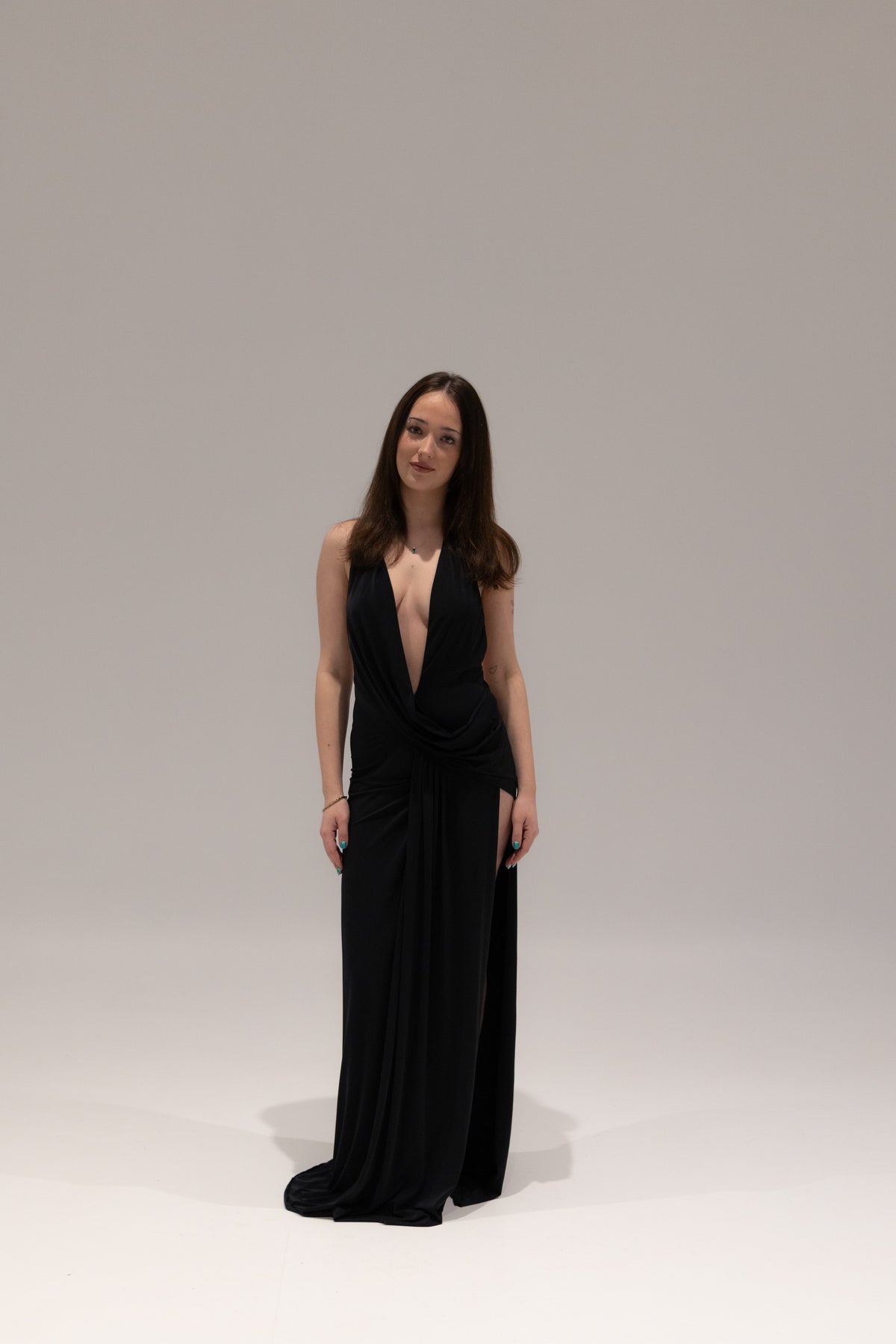 Winona Gown in Black by Natalie Rolt