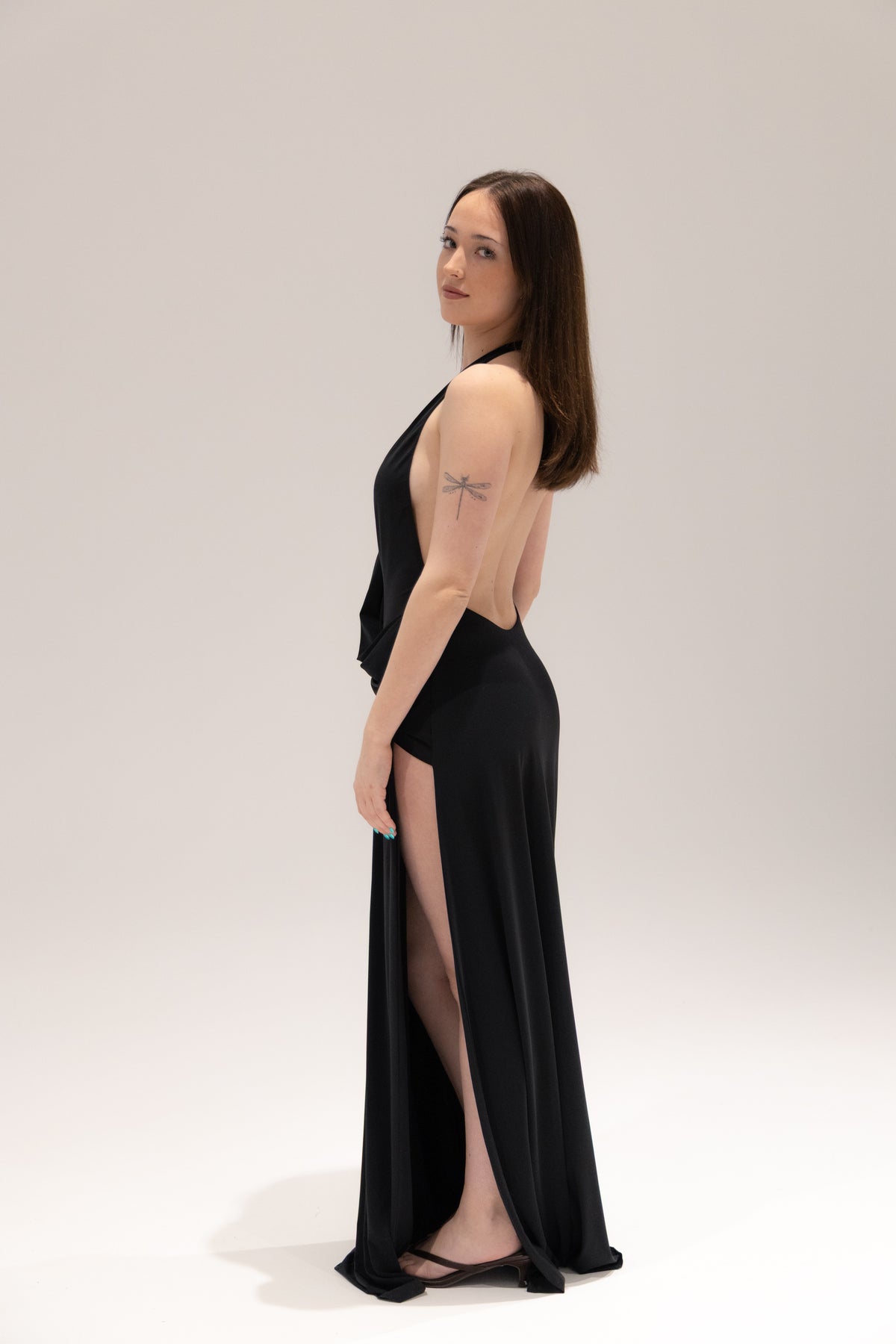 Winona Gown in Black by Natalie Rolt