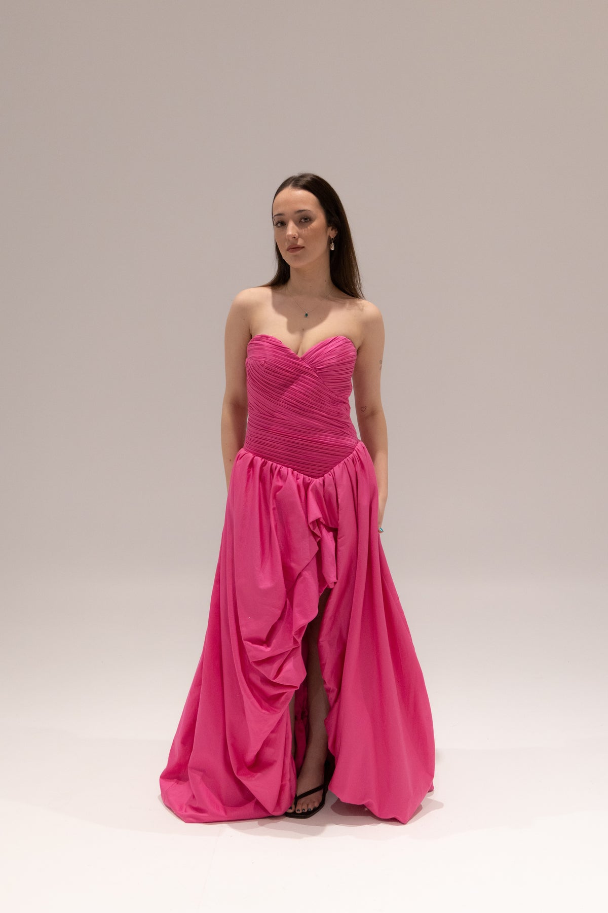 Estelle Gown in Hot Pink by Aje