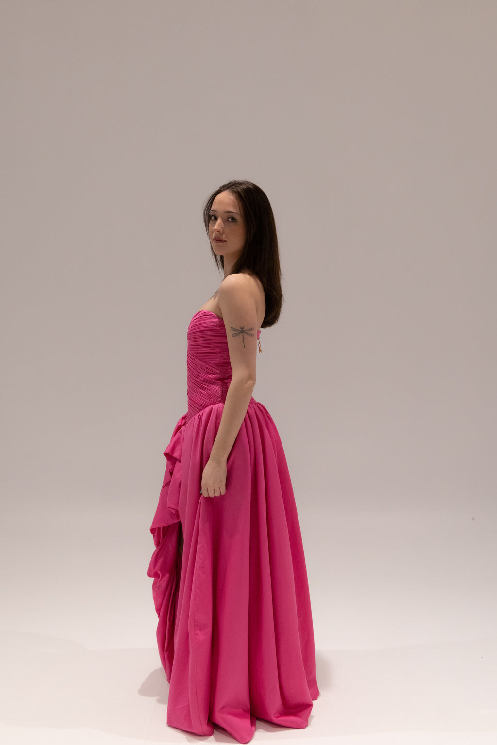 Estelle Gown in Hot Pink by Aje