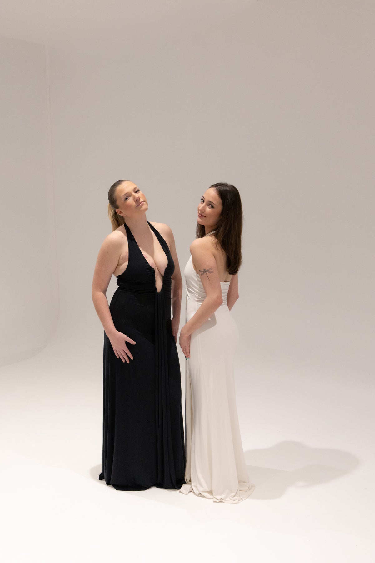 Jennifer Cupro Maxi in Black by Misha