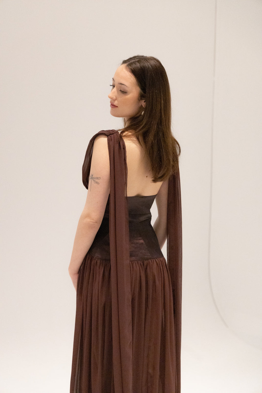 Ramona Gown in Cacao by Arcina Ori