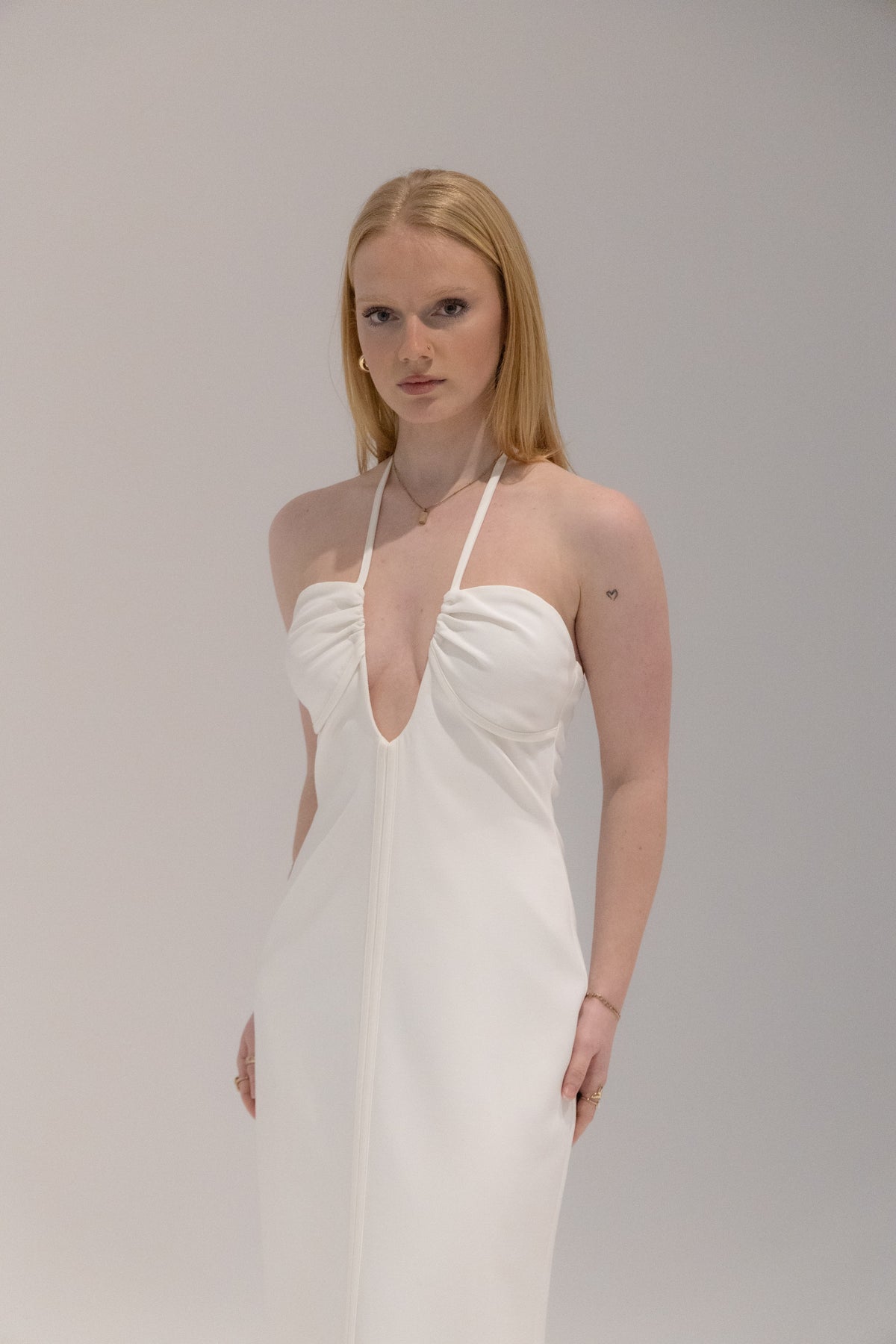 Aspen Suiting Maxi in White by Misha
