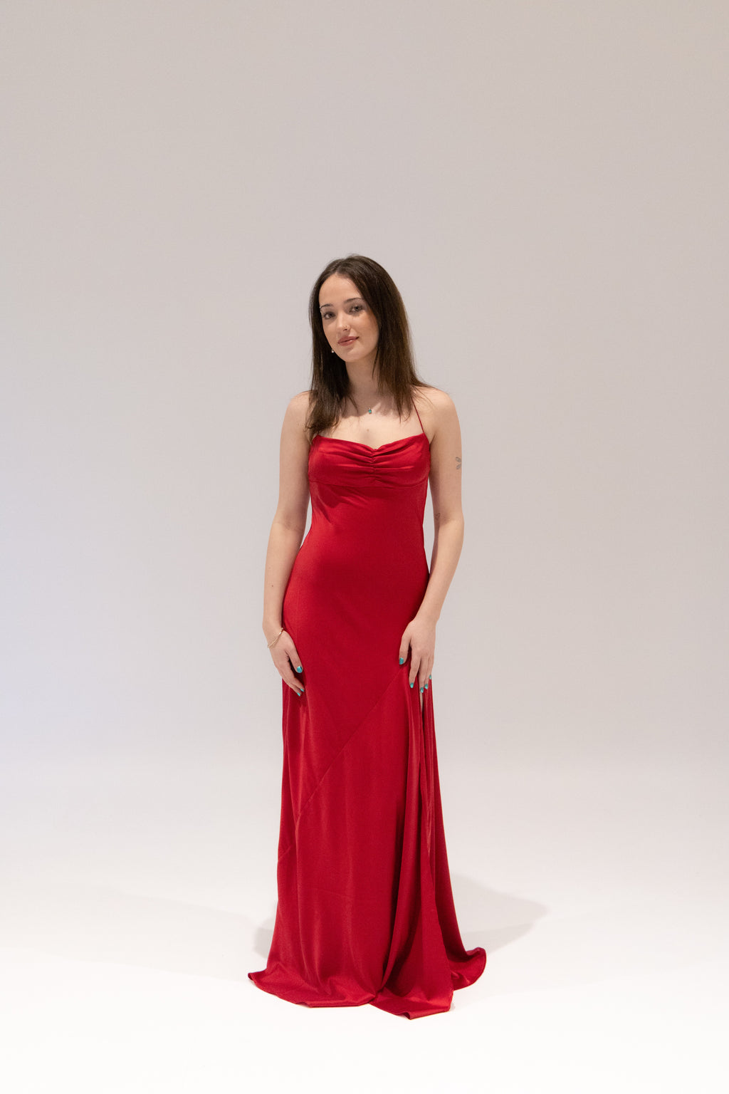 Gaia Gown in Wine by HNTR The Label