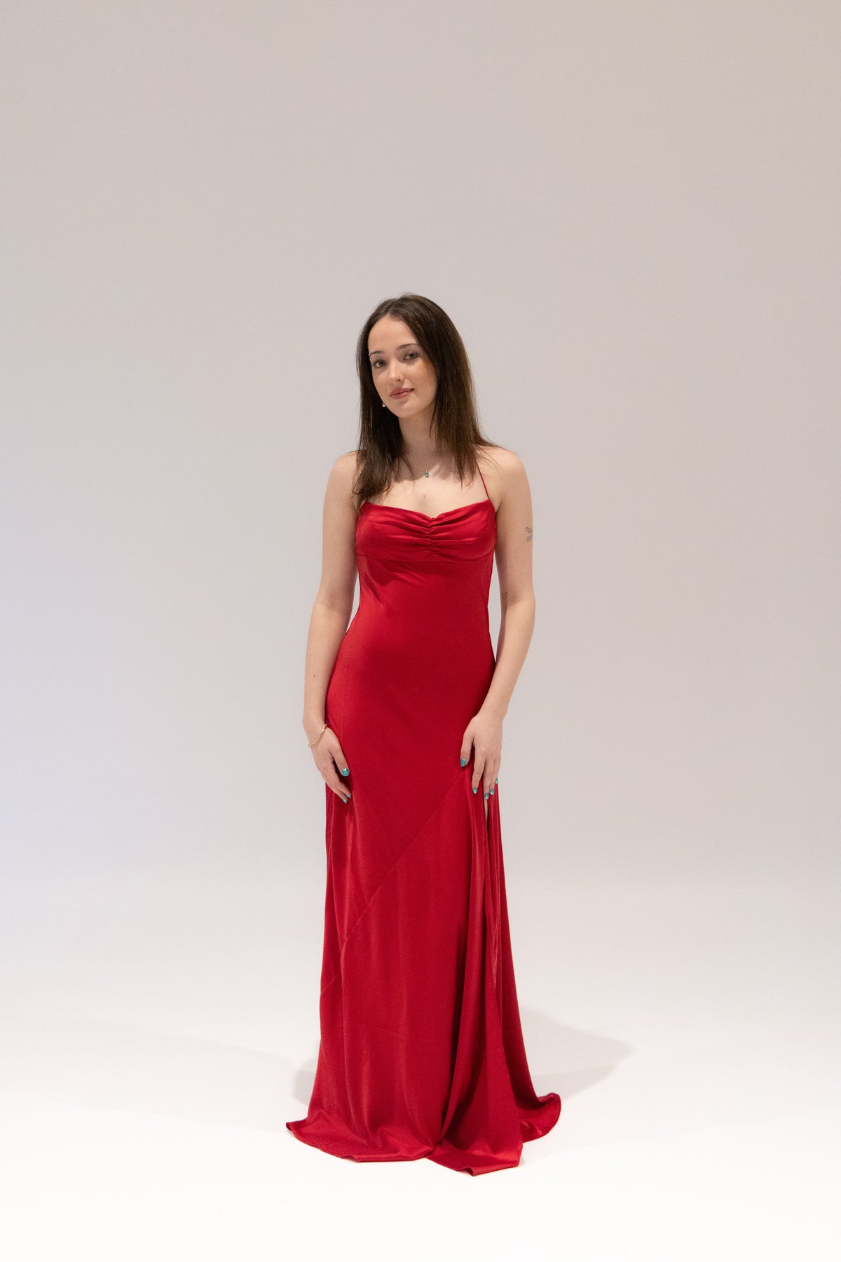 Gaia Gown in Wine by HNTR The Label