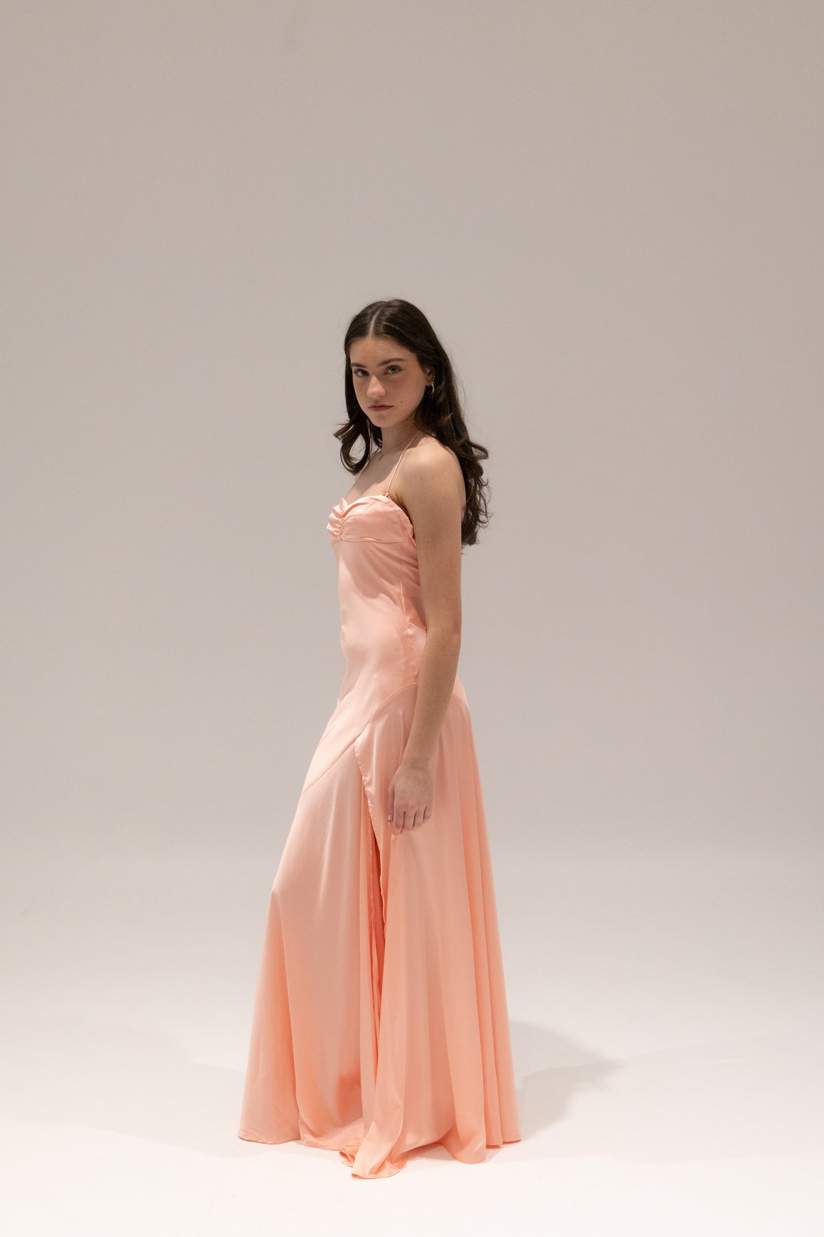 Alix Gown in Coral by HNTR The Label
