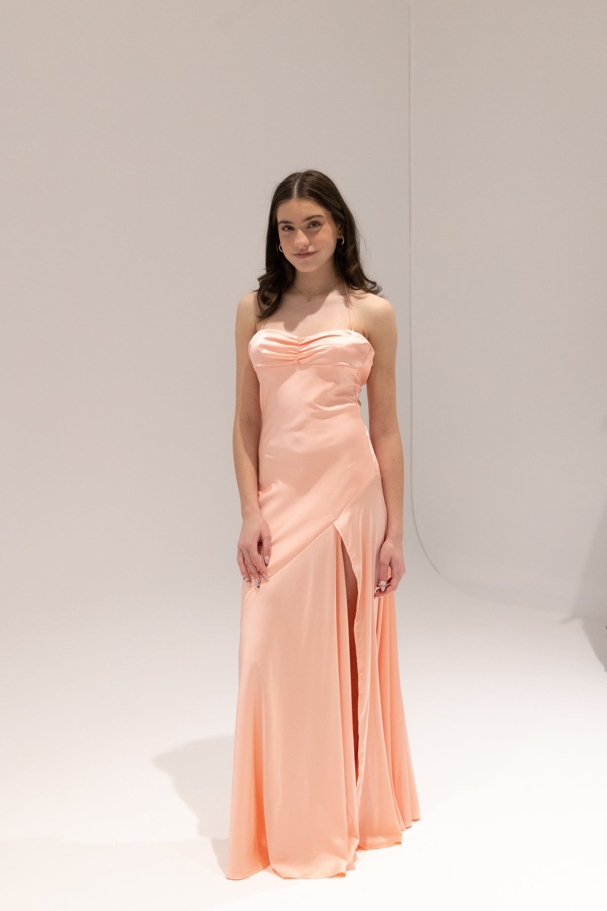 Alix Gown in Coral by HNTR The Label