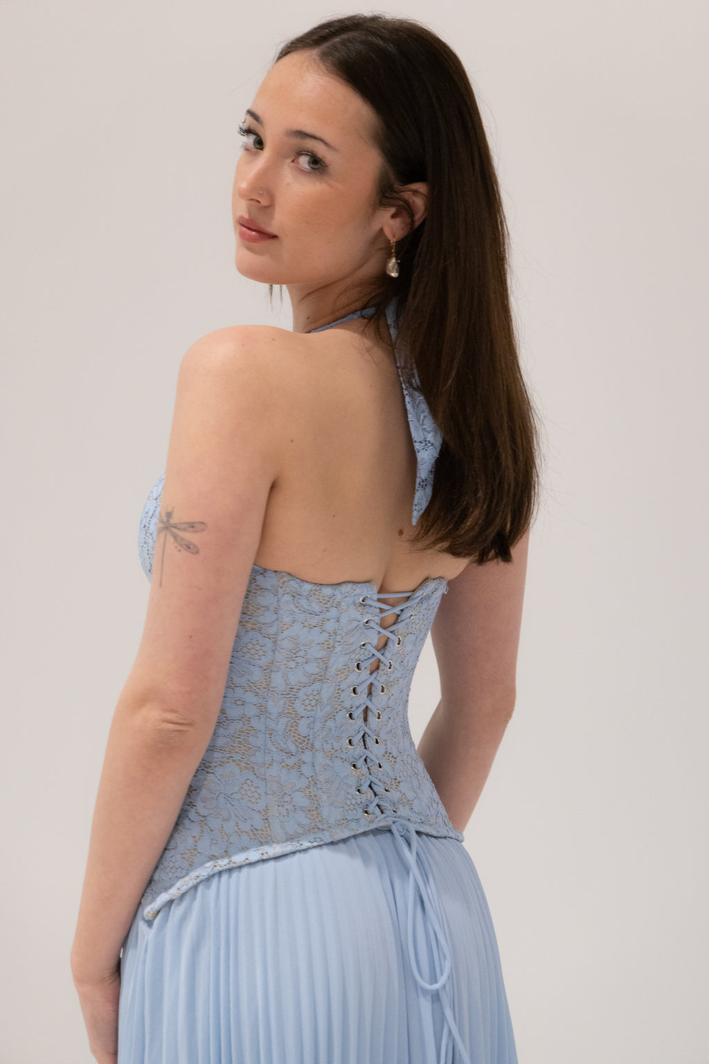 Gaia Dress in Blue by Fenity Fashion