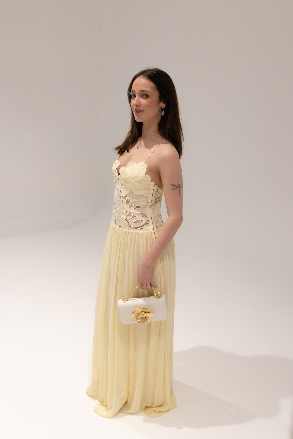 Stephanie Dress in Yellow by Hansen & Gretel