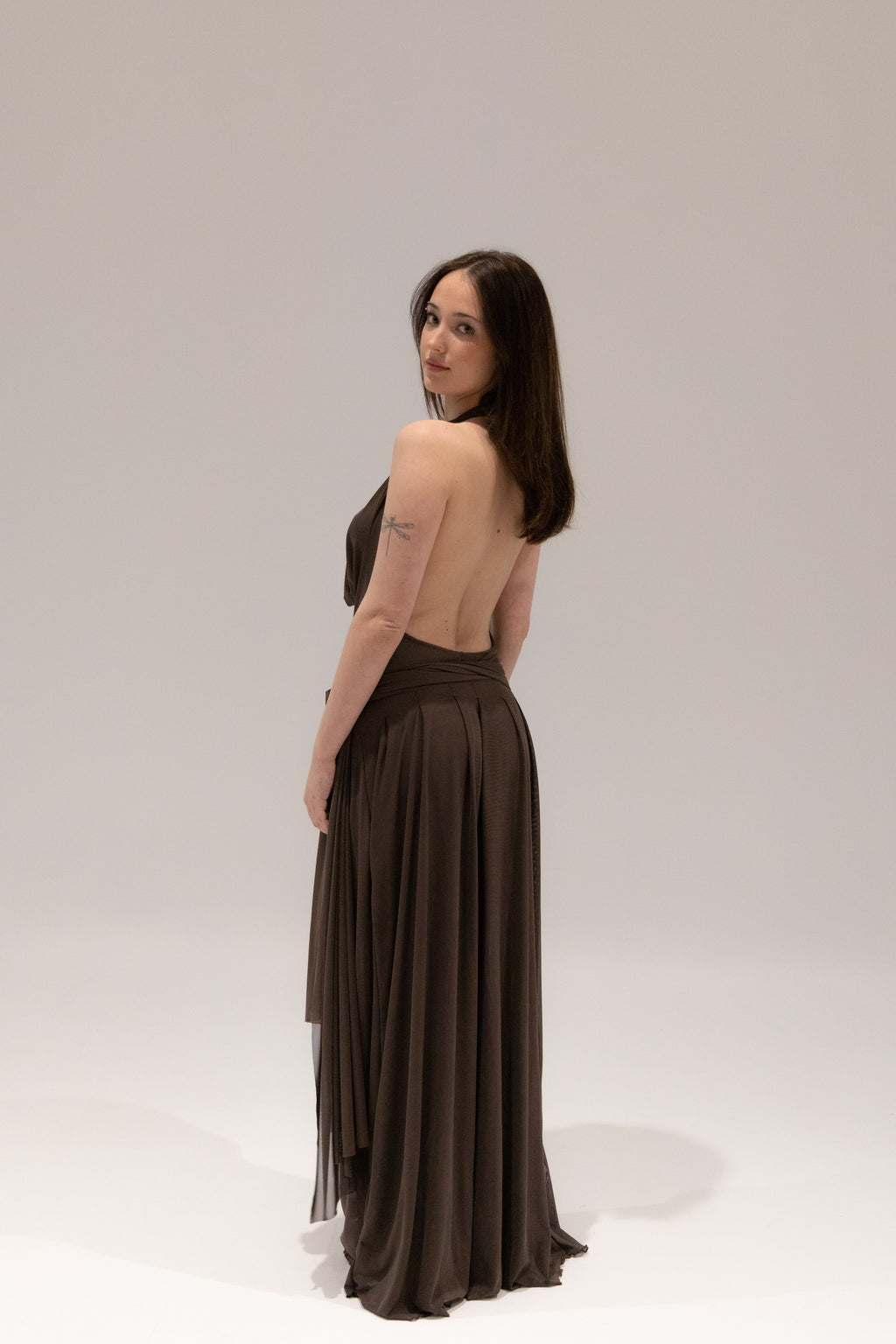 Yosei Dress in Brown by Lulu Suza
