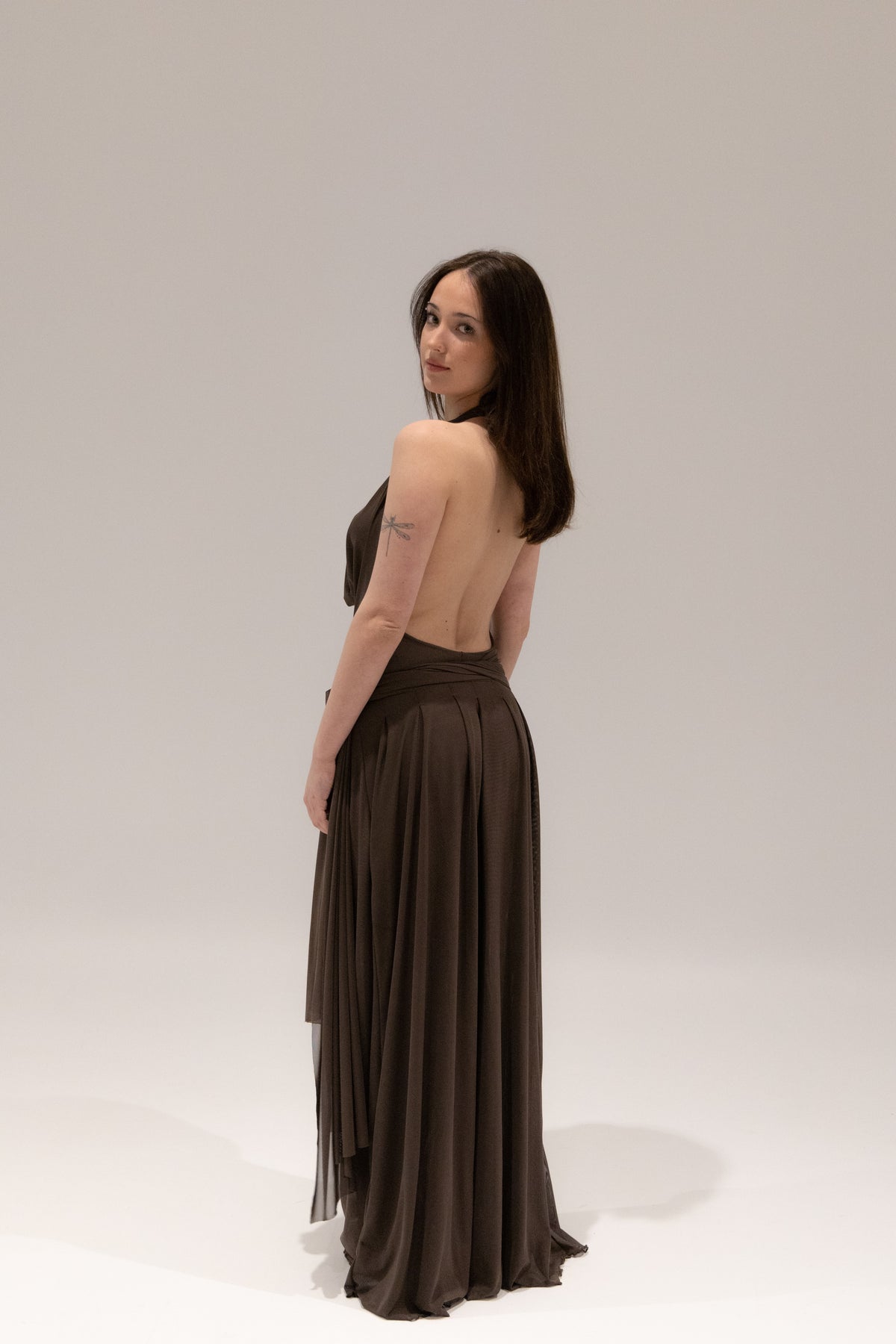 Yosei Dress in Brown by Lulu Suza