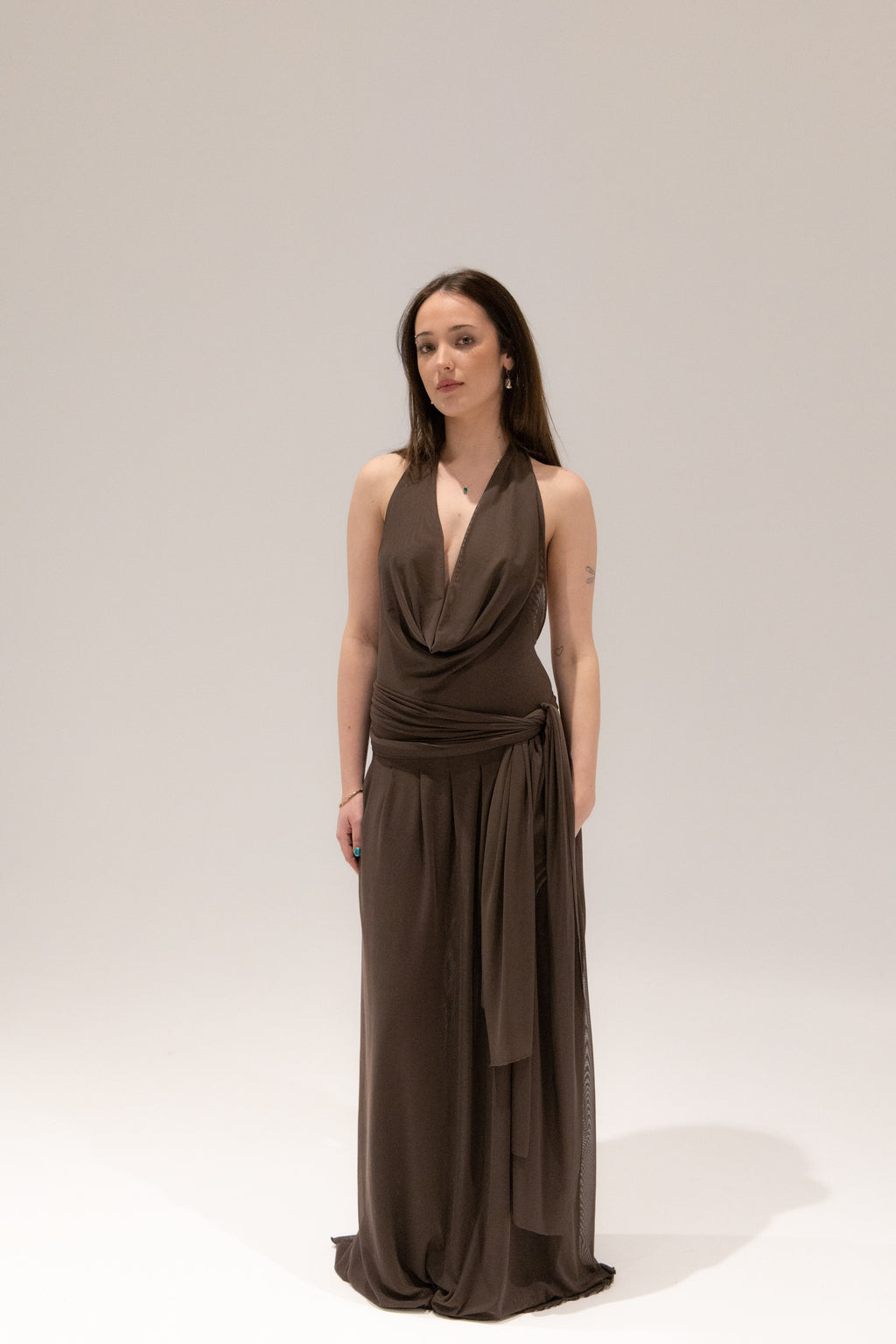 Yosei Dress in Brown by Lulu Suza