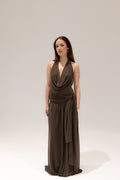 Yosei Dress in Brown by Lulu Suza